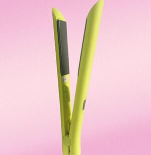 MIEL BEAUTY Professional Hair Straightener Ceramic Neon Green NIB
